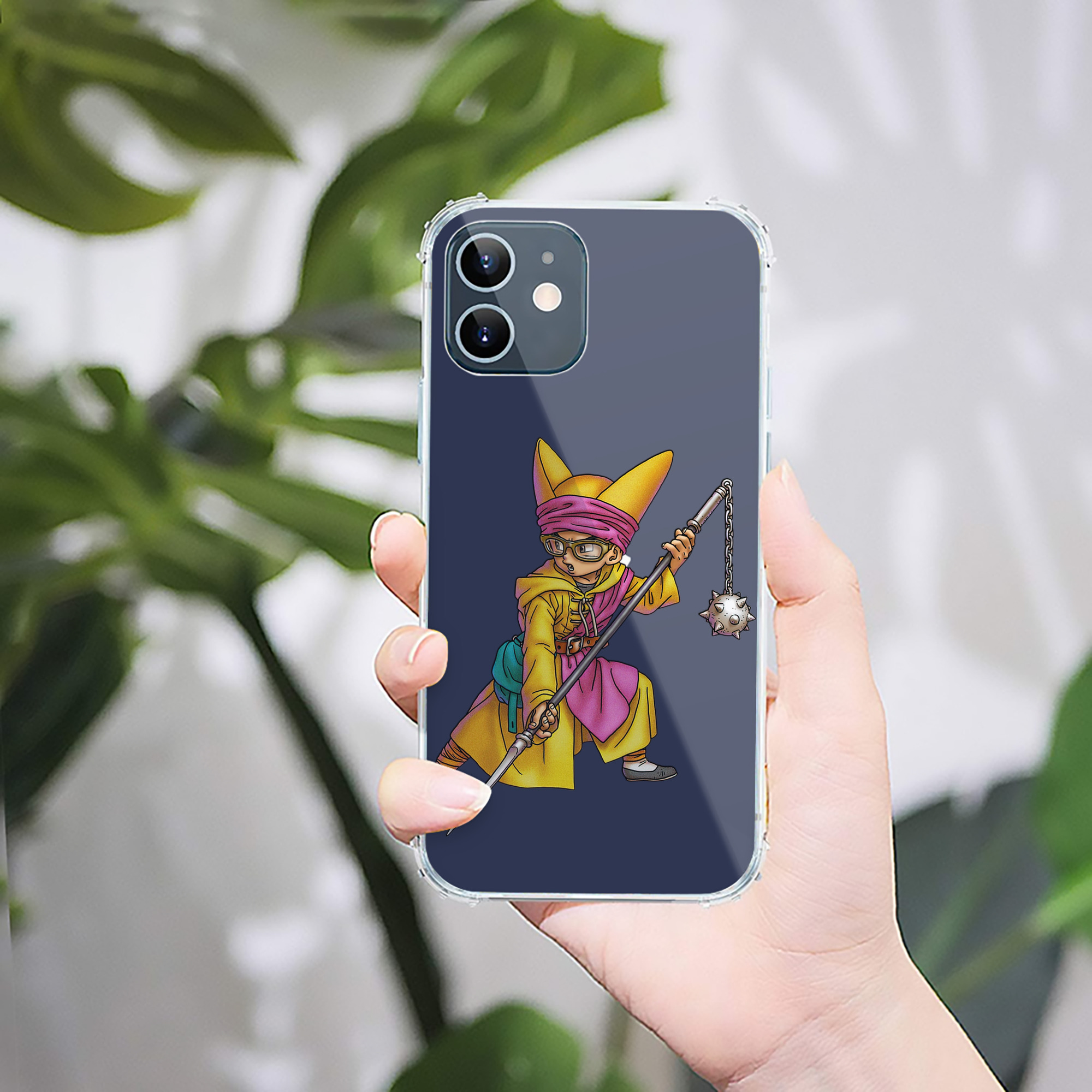 （画像用） ドラゴンクエスト Doragon Kuesuto Dragon Quest 【iPhone 12シリーズ対応】透明スマホケース（クリアソフトケース）